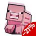 Minecraft Box Light Pig 16 cm