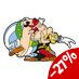 Asterix Fridge Magnet Asterix & Obelix Laughing 6 cm