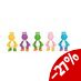 World of Nintendo Super Mario Mini Figure 5-Pack Super Mario Wiggler, Mario und Luigi 6 cm