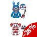 Five Nights at Freddy's Snap Action Figures Toy Bonnie & Baby 9 cm