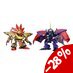 Hao Taikei Ryu Knight Moderoid Plastic Model Kit Collection Series: 4 Shinebaram & Steru 10 cm