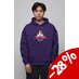 Naruto Shippuden Hooded Sweater Graphic Purple Size M