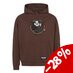 Death Note Hooded Sweater Graphic Brown Size M