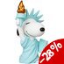 Preorder: Peanuts UDF Series 17 Mini Figure Statue of Liberty Snoopy 7 cm