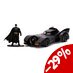 Batman 1989 Hollywood Rides Diecast Model 1/32 1989 Batmobile with Figure