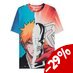 Bleach All Over Print T-Shirt  Size XL