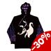 Nightmare Before Christmas by Loungefly Hoodie Sweater Zero Hearts  Size M