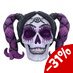 Drop Dead Gorgeous Figure Skull Myths and Magic 20 cm