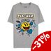 Pac-Man T-Shirt Stencil Art Size S