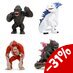 Godzilla Nano Metalfigs Diecast Mini Figures 4-Pack Wave 1 4 cm