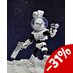Usagi Yojimbo Action Figure Space Usagi Yojimbo Black & White Figure 18 cm