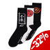 Naruto Shippuden Socks 3-Pack Sasuke Symbol 39-42