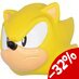 Sonic the Hedgehog Mega Squishme Anti-Stress Figure Super Sonic 15 cm