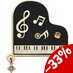 Your Lie in April Brooch Piano 7 cm