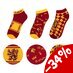 Harry Potter Ankle Socks 3-Pack Gryffindor