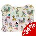 Disney by Loungefly Wallet Mickey & Friends 100th Anniversary AOP