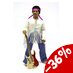 Jimi Hendrix Action Figure Woodstock Flocked 20 cm