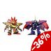 Hao Taikei Ryu Knight Moderoid Plastic Model Kit Collection Series: 4 Shinebaram & Steru 10 cm