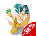 Urusei Yatsura PVC Statue 1/7 Lum & Ten Box Cafe & Space Collaboration20 cm