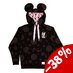 Disney by Loungefly Hoodie Sweater Unisex Minnie Rocks the Dots Florals Size M