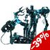 Iron Man 2 Action Figure 1/6 Neon Tech Iron Man with Suit-Up Gantry 32 cm