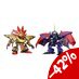 Hao Taikei Ryu Knight Moderoid Plastic Model Kit Collection Series: 4 Shinebaram & Steru 10 cm