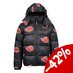 Naruto Puffer Jacket Akatsuki Red Size XXL