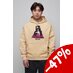 Naruto Shippuden Hooded Sweater Graphic Beige Size M