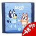 Preorder: Bluey Wallet Black Bluey Best Friends Fun